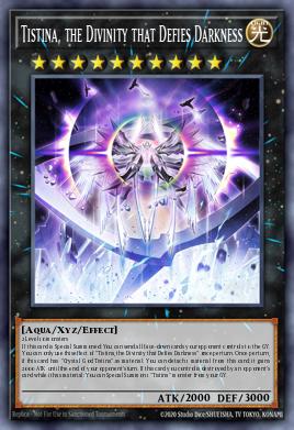 Tistina, the Divinity that Defies Darkness Yu-Gi-Oh card