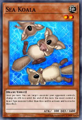 Sea Koala Yu-Gi-Oh card