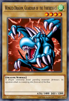 Winged Dragon, Guardian of the Fortress #1 Yu-Gi-Oh card