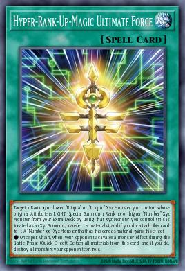 Hyper-Rank-Up-Magic Ultimate Force Yu-Gi-Oh card