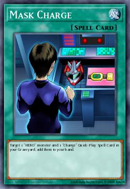 Mask Charge Yu-Gi-Oh card