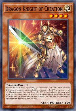 Dragon Knight of Creation Yu-Gi-Oh card
