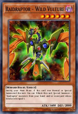 Raidraptor - Wild Vulture Yu-Gi-Oh card