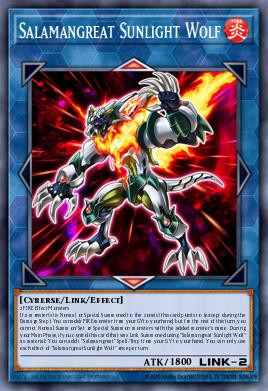 Salamangreat Sunlight Wolf Yu-Gi-Oh card
