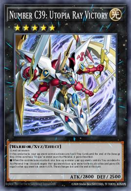 Number C39: Utopia Ray Victory Yu-Gi-Oh card