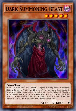 Dark Summoning Beast Yu-Gi-Oh card