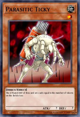 Parasitic Ticky Yu-Gi-Oh card