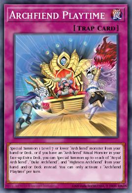 Archfiend Playtime Yu-Gi-Oh card