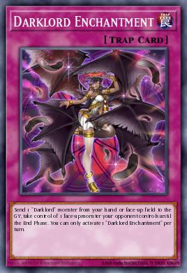 Darklord Enchantment Yu-Gi-Oh card