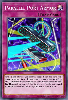 Parallel Port Armor Yu-Gi-Oh card