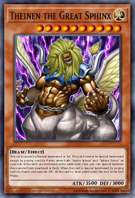 Theinen the Great Sphinx Yu-Gi-Oh card