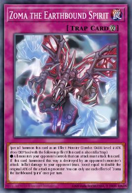 Zoma the Earthbound Spirit Yu-Gi-Oh card