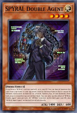 SPYRAL Double Agent Yu-Gi-Oh card