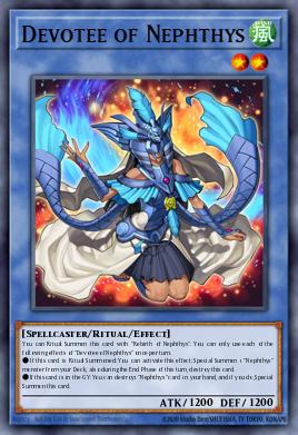 Devotee of Nephthys Yu-Gi-Oh card