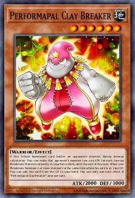 Performapal Clay Breaker Yu-Gi-Oh card