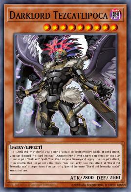 Darklord Tezcatlipoca Yu-Gi-Oh card