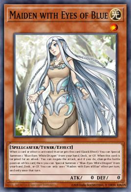 Maiden with Eyes of Blue Yu-Gi-Oh card
