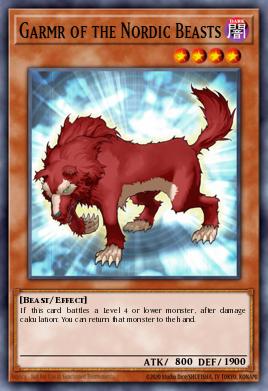 Garmr of the Nordic Beasts Yu-Gi-Oh card