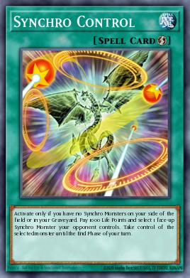 Synchro Control Yu-Gi-Oh card