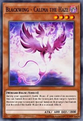 Blackwing - Calima the Haze Yu-Gi-Oh card