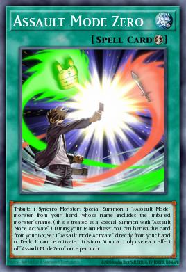 Assault Mode Zero Yu-Gi-Oh card