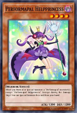 Performapal Helpprincess Yu-Gi-Oh card