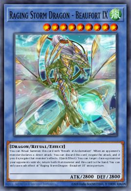 Raging Storm Dragon - Beaufort IX Yu-Gi-Oh card