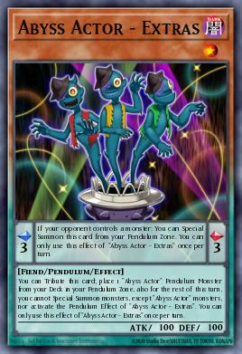 Abyss Actor - Extras Yu-Gi-Oh card