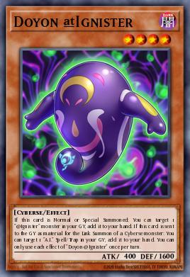Doyon @Ignister Yu-Gi-Oh card