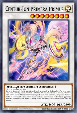 Centur-Ion Primera Primus Yu-Gi-Oh card