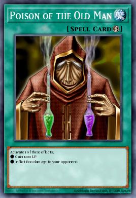 Poison of the Old Man Yu-Gi-Oh card