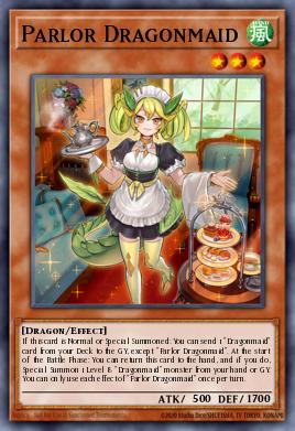 Parlor Dragonmaid Yu-Gi-Oh card