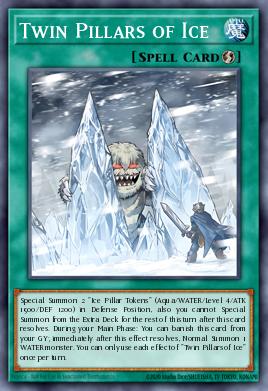 Twin Pillars of Ice Yu-Gi-Oh card