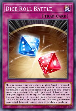 Dice Roll Battle Yu-Gi-Oh card