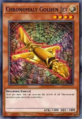Chronomaly Golden Jet Yu-Gi-Oh card