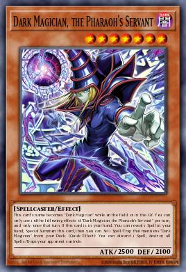 Dark Magician, the Pharaoh's Servant Yu-Gi-Oh card