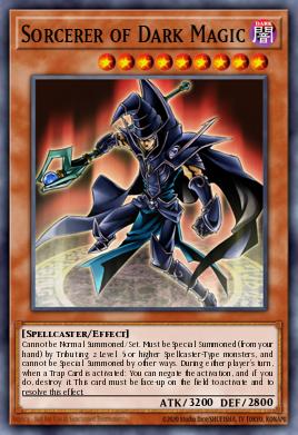 Sorcerer of Dark Magic Yu-Gi-Oh card