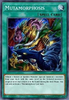 Mutamorphosis Yu-Gi-Oh card