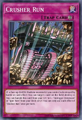 Crusher Run Yu-Gi-Oh card
