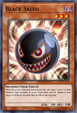 Black Salvo Yu-Gi-Oh card
