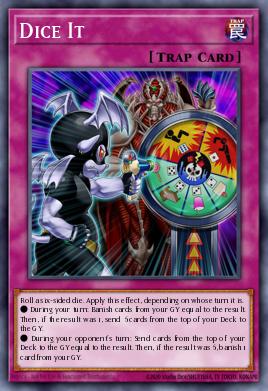 Dice It Yu-Gi-Oh card