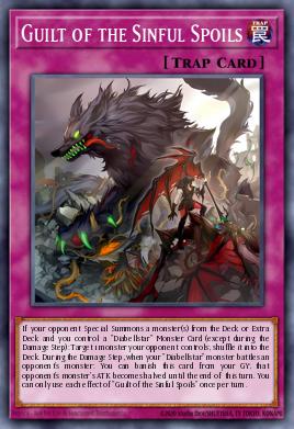 Guilt of the Sinful Spoils Yu-Gi-Oh card