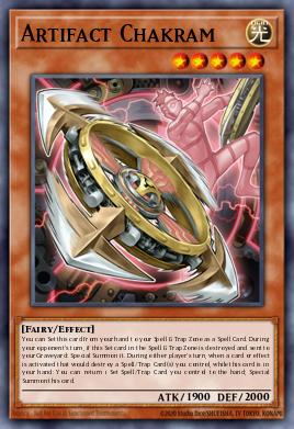 Artifact Chakram Yu-Gi-Oh card