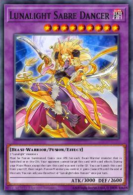 Lunalight Sabre Dancer Yu-Gi-Oh card