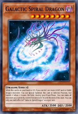 Galactic Spiral Dragon Yu-Gi-Oh card