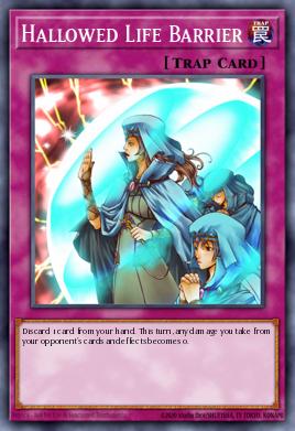 Hallowed Life Barrier Yu-Gi-Oh card
