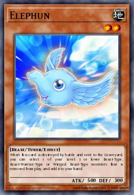 Elephun Yu-Gi-Oh card