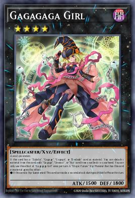 Gagagaga Girl Yu-Gi-Oh card