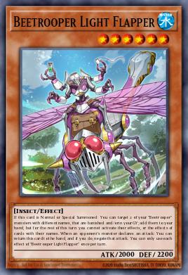 Beetrooper Light Flapper Yu-Gi-Oh card