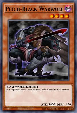 Pitch-Black Warwolf Yu-Gi-Oh card